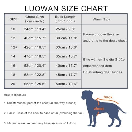 Manteau d'hiver Imperméable pour Chien Chaud avec Harnais, Veste de Chien Imperméable pour Petit Moyen Grands Chiens, Conception de Bandes Réfléchissantes lavables en Machine Anneau en D Durable