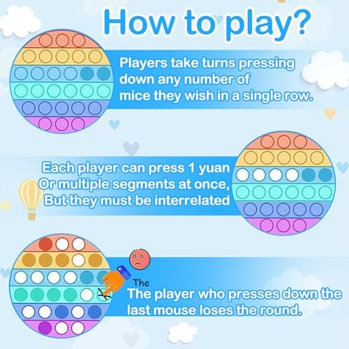 4 Pack Pop Bubble Fidget Toy Set Soulagement de l'Anxiété Autisme Pop it Silicone Jouet Sensoriel Autisme Jouet Anti Stress Cadeaux de Fête d'anniversaire pour Enfants et Adultes