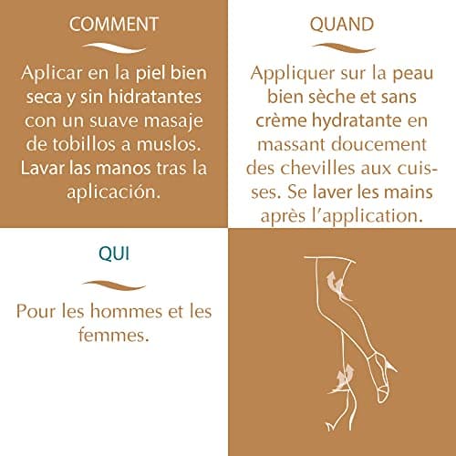 E'LIFEXIR Color Dren | Maquillage pour Jambes, Maquille, Draine et Stylise avec Couleur Bronzée | Crème Effet Collants Invisibles | Ne Tâche Pas et Absorption Rapide, 150 ml