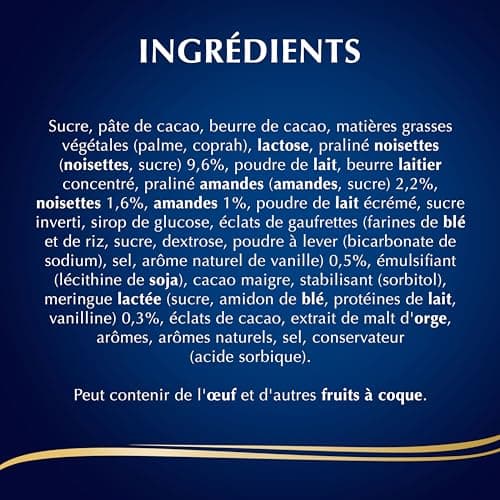 Lindt - Boîte CHAMPS-ÉLYSÉES Assorti - Assortiment de Chocolats au Lait, Noirs et Blancs - Pralinés, Croustillants et Onctueux - Idéal pour Noël, 469g