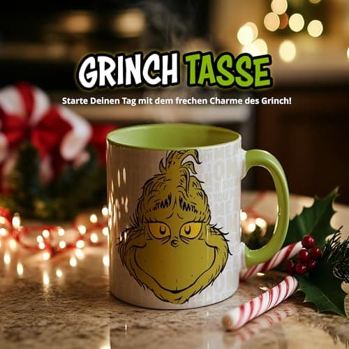 mug - Merry Grinchmas -inner green: ceramic, 320ml