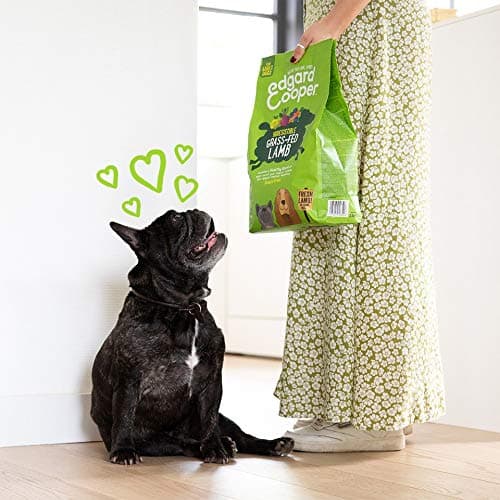 Edgard & Cooper Croquettes Chien, (Agneau Frais, 2.5kg), sans Céréales, Viande fraîche et protéines de qualité, Vrais ingrédients pour Chiens, Hypoallergénique, sans sucres ajoutés