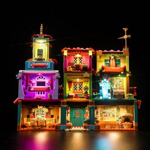 Kit d'Éclairage LED pour Disney Encanto La Maison Magique des Madrigals (Pas de Lego), Éclairage Décoratif pour The Magical Madrigal House - Jouet Créatif, Version Standard