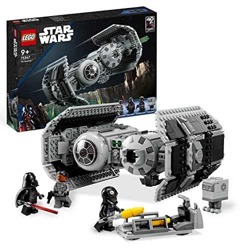 LEGO 75347 Star Wars Le Bombardier TIE, Kit de Maquette à Construire, Vaisseau avec Figurine de Droïde Gonk et Minifigurine Dark Vador, Idée Cadeau