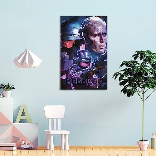 BAOCE Poster de film RoboCop (16) - Impression sur toile - Esthétique - 40 x 60 cm