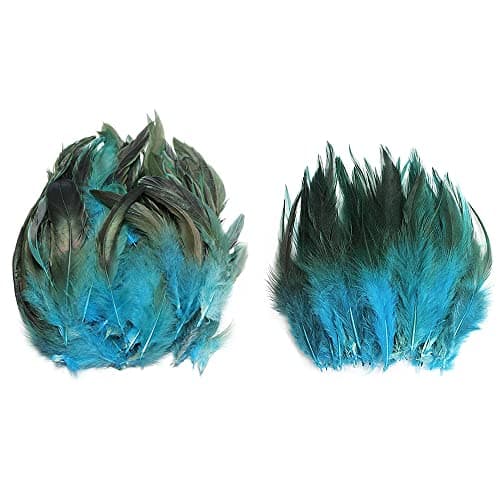 Csirnto Plumes 200 Pièces Naturelles Plumes de Coq Artisanat Plumes Décoration Coq Plume Plumes de Poulet Plumes de Faisan Plumes Naturelles pour Artisanat DIY Dream Catcher Costume Décoration