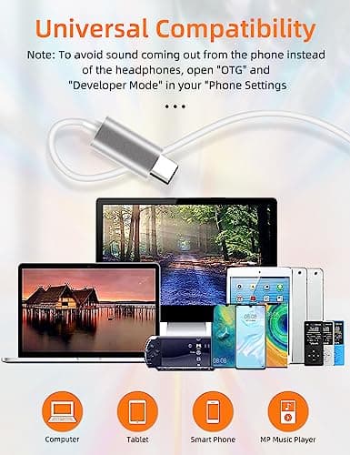 MAS CARNEY Écouteurs USB C TH6, avec Puce numérique intégrée, Microphone et télécommande, Compatible avec Les Smartphones Samsung, Huawei, Oppo, Vivo, Honor, Google Pixel et Les iPads, Blanc.