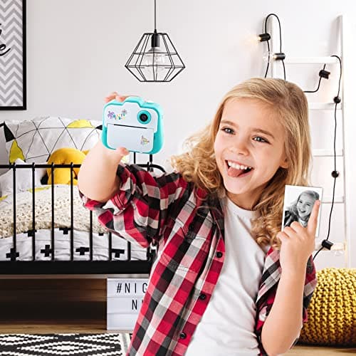 Canal Toys - Appareil Photo Instantané Enfant - Selfie & Caméra Vidéo - 4 Rouleaux de Papier d'Impression pour 250 Photos - Cadeau pour Garçon & Fille - Dès 8 ans - CLK 001