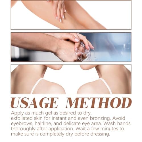 2 Pièces Autobronzant Corps Self Tanning, Bronzage Intense, Accélérateur de Bronzage, Autobronzant à l'effet Immédiat, Bronzage Naturel et Longue Durée, Toutes Peaux et Tous âges