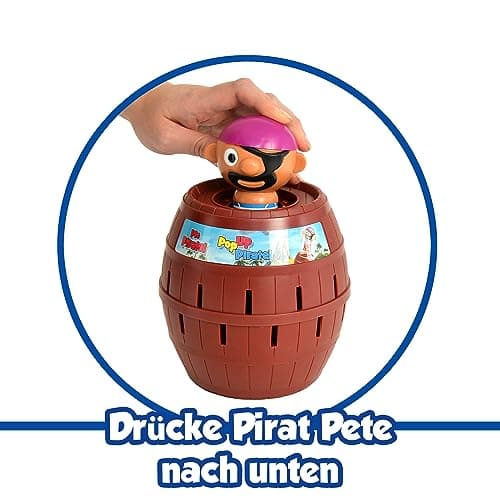 TOMY Officiel - Pic Pirate Jeux de Société pour Enfants, Jouet pour Noël,Jouet Enfant 4 ans, Jeu Rigolo pour Groupes, Cadeau Anniversaire Idéal, Jeux 4 ans+
