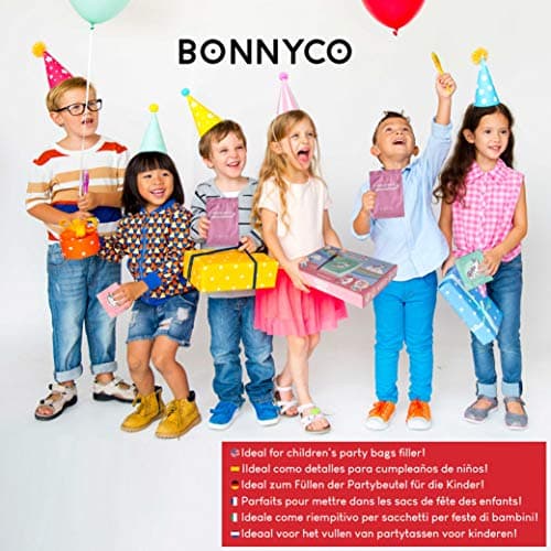 BONNYCO Stylo Encre Invisible et Carnet de Notes, Pack 16 Licorne Petits Cadeaux Anniversaire pour les Filles et Garçons | Cadeau Anniversaire Enfants et Jouets Pinata | Anniversaire Licorne
