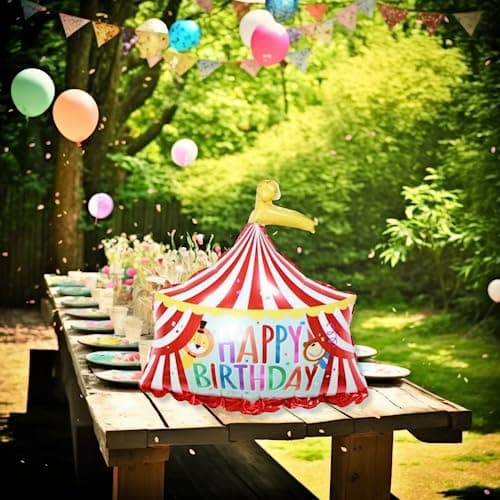 DIWULI Ballon Cirque - Folie Déco Anniversaire Fête