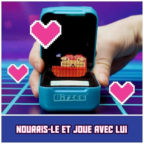 Bitzee Magicals - Mon Animal Interactif Bitzee - Animal Digital 3D Que Vous Pouvez Vraiment Toucher - Boîtier Electronique 20 Animaux Interactifs - Sons Réactions Et Jeux - Jeu pour Enfant 5 et +