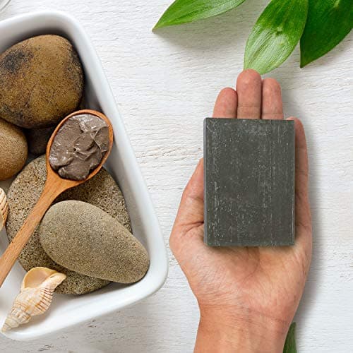 PraNaturals - Lot de 3 Savons de la Mer Morte, 70g, Naturellement Riche en Minéraux, Savon à la Boue, aux Algues et aux Minéraux