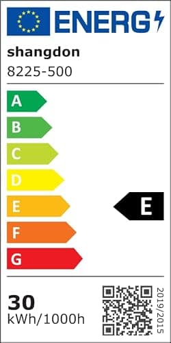 MOSSCO Petit Ventilateur de Plafond Silencieux avec Lumiere et Telecommande, 6 Vitesses et vent Réversible, Dimmable LED, 3 Températures de Couleur en Option pour toutes les saisons - 50 cm