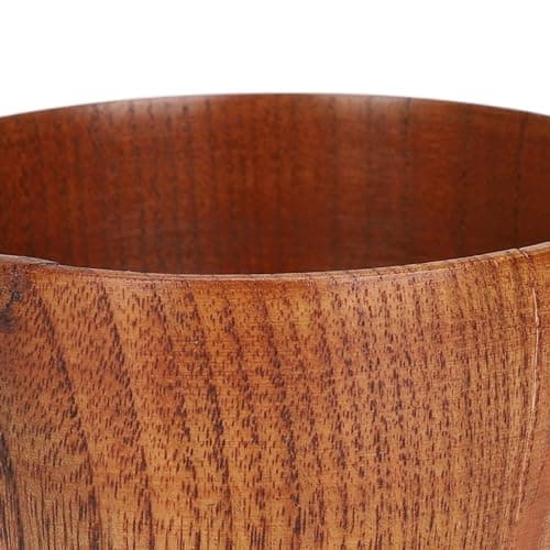 Sonew Bol de Rasage en Bois, Tasse de Savon à Large Bouche, Bol de Crème Moussante pour Barbe, Outil de Nettoyage du Visage pour Hommes et Pères