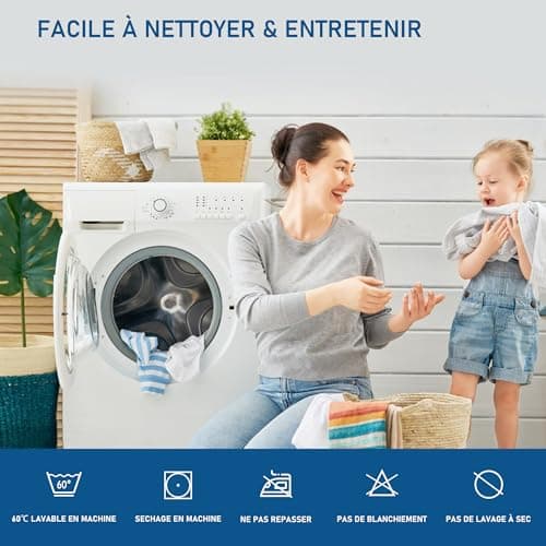 GRT Protège Matelas 160x200 cm Matelassé, Alèse Certifié Oeko-TEX, Surmatelas Imperméable Respirant,Bonnet jusqu'à 40cm avec Élasticité Tout Autour