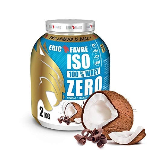 ISO WHEY ZERO 100% Pure Protéine - Pure Whey Protéine Isolate Savoureuse Pour Prise de Masse Musculaire - Assimilable Rapidement - 2 kg - Laboratoire Français Eric Favre (Choco coco)