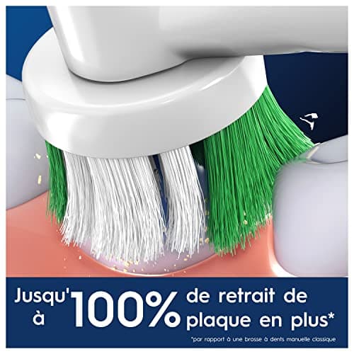 Oral-B Pro Precision Clean Brossettes De Rechange Pour Les Brosses Électriques Pour Adultes Sauf iO/Pulsonic, Embouts Ronds Pour Éliminer Plus De Plaque, Nettoyage En Profondeur, Lot De 8 Têtes