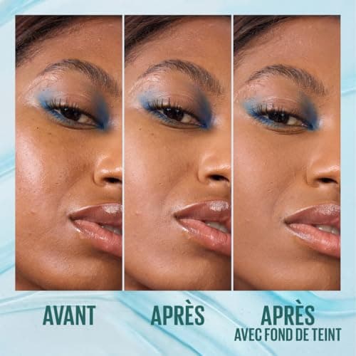 MAYBELLINE NEW YORK - Poreless Jelly - Base De Teint Floutante - Floute & Hydrate Pendant 24H* - Texture Gel Ultra-Fraîche - 2 % De Niacinamide - Technologie Water Jelly - Sans Effet Gras - 30 ml