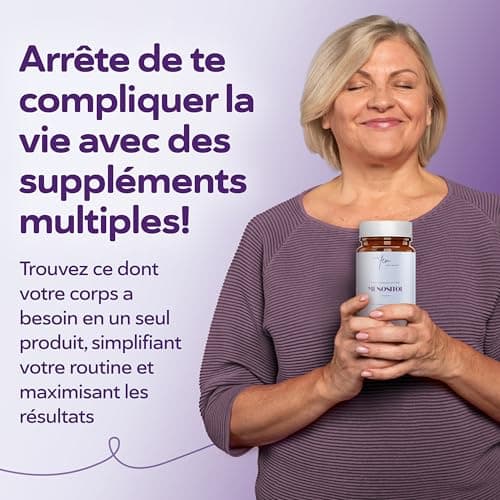 FEM Menositol 19-en-1, Gérer Menopause avec Inositol Myo & D-chiro, Isoflavones, Ashwagandha, Maintenir Santé Métabolique, Confort & bien-être pendant la ménopause, Sans hormones ni soja