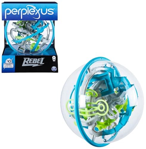PERPLEXUS - PERPLEXUS REBEL - Labyrinthe Parcours 3D Rookie Avec 70 Défis - Jouet Perplexus - Labyrinthe 3D - Jeu d'Action et Réflexe - Casse tete enfant - Vertus Pédagogiques - Jeu Enfant 8 Ans et +