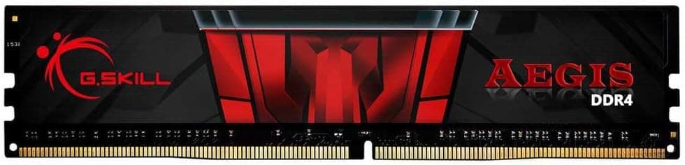 G.Skill Aegis F4-3200C16S-8GIS Module de mémoire 8 Go 1 x 8 Go DDR4 3200 MHz Noir