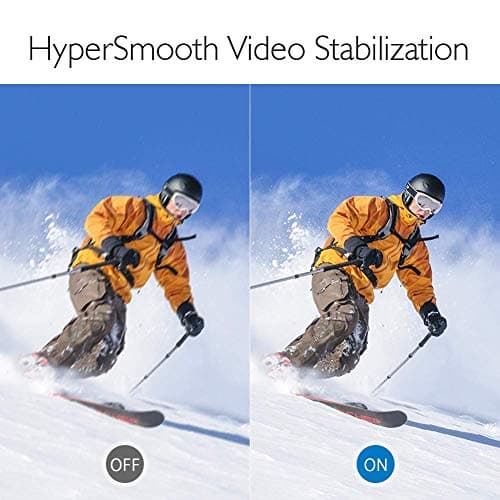 AKASO EK7000 Pro Caméra Sport 4K avec Carte MicroSDXC 64GB, 20MP WiFi Action Caméra Sportive avec Ecran Tactile, EIS Stabilisateur, Télécommande, 170° Angle Réglable, Étanche 40M et 2 Batteries