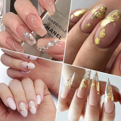 HavaCue 6 Couleurs Poudre Chrome Ongle Avec Feuille D'or Paillette Ongles Nail Art Pour La Décoration Poudre Chrome Nail Poudre Spoudre Effet Chrome Ongle Pour L'art de La Manucure Bricolage Manucure