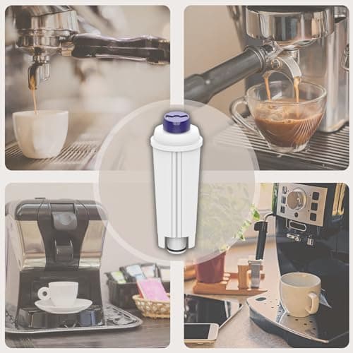 Lot de 1 Filtres à Eau de Rechange pour Machine à Café Filtre Delonghi Magnifica s pour De'Longhi ECAM, ETAM, EC, BC Series