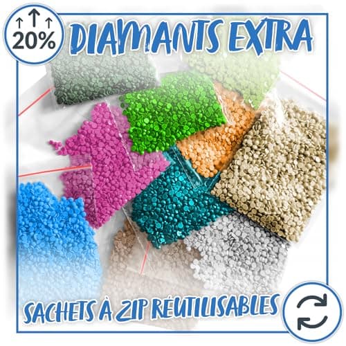 ARTULIO Diamond Painting Personnalisé Prenom- 40x30 cm – Diamant Painting Personnaliser, Perle Diamant Personnalisé (a coller)