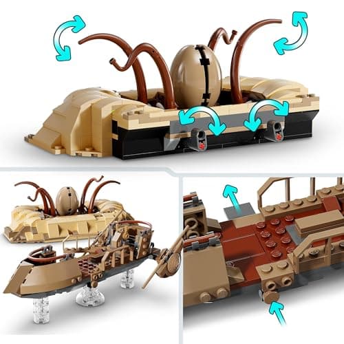 LEGO Star Wars L’Esquif du Désert et la Fosse du Sarlacc - Set de Construction Collector pour Les Enfants et Les Fans de la Saga - Véhicule à Construire pour Garçons et Filles 75396