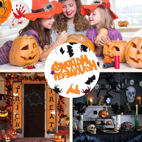 UENXRXE 3 Sacs Halloween Décorations Citrouilles Araignées Chauves-Souris Sorcières Crânes Fantôme Halloween Confettis Pour Halloween Décorations De Table Fête Fournitures