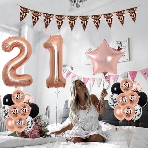 noir or rose ballon 10 ans anniversaire fille décoration gâteau 10 ans anniversaire fille décoration anniversaire 10 ans fille rosegold ballon décoration 10 ans anniversaire fille ballon
