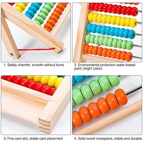 Table de Multiplication en Bois,Numéros Consécutifs en Bois,Bébé Blocs Puzzle Multiplication,Jouet de Table de Multiplication,Table de Multiplication en Bois,Jouets en Bois pour Apprends à Compter