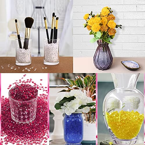 Trimming Shop 2.5mm Petit Diamant Acrylique Décorations de Table, Confettis Cristaux pour Mariage, Mariage Douche et Anniversaire Fête Décoration 4000pcs - Rouge Foncé