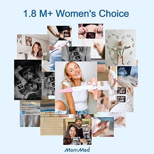 MOMMED Test de grossesse, 3 unités de tests de grossesse emballés individuellement, Test HCG, Test grossesse, Pregnancy Test, Résultats en 1 minute plus rapide