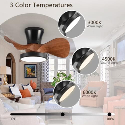 Noir Ventilateur Plafond Avec Lumiere Petit Chambre Memoire Dimmable Lustre Ventilateur De Plafond Et Telecommande App Réversible Silencieux Dc Ventilo Plafond Avec Lumière Led Timer Lounge