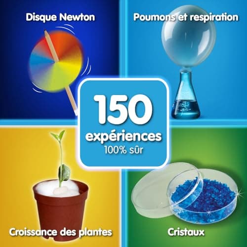 Science4you - Super Kit Scientifique pour Enfants +8 Ans - 150 Experiences Scientifiques et Activités Manuelles: Laboratoire de Chimie et Kit Volcan, Kits Éducatifs et Jeux Science Enfant 8-12 Ans