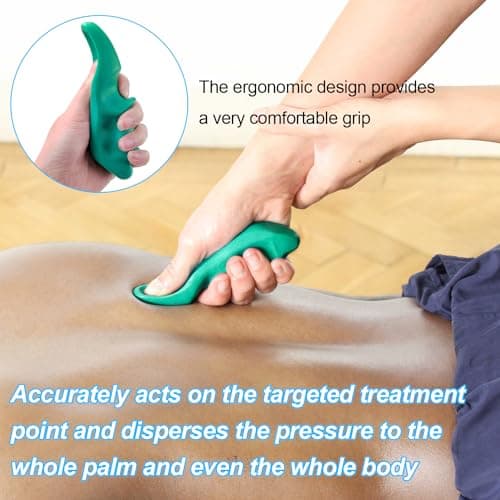 3pcs Set de Massage, Kit de Massage, Outil de Massage Des Tissus Profonds Massage Point Trigger Thérapeute Pouce Points Trigger, Rouleau Visage, pour Le Dos, Cou,Tete,Pieds, Bras et Jambes