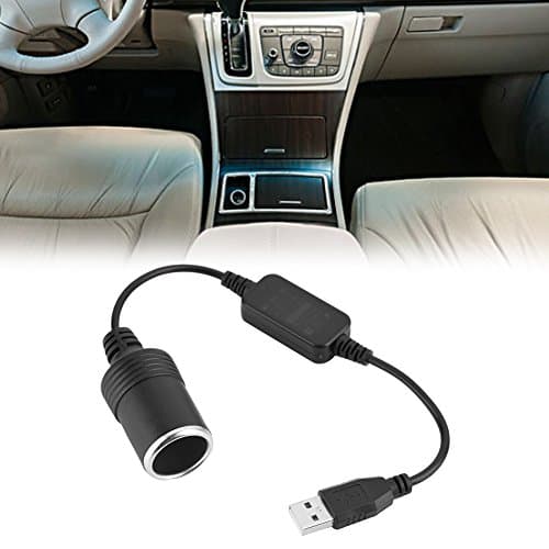 Mugast 12V USB Car Cigarette Lighter, Adaptateur de Prise Allume-Cigare Femelle de Voiture