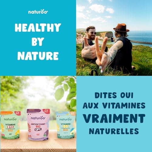 Vitamine D Bio Naturelle et Végétale, Vitamine D3 biologique à base de Lichen | 1000 UI (500% des AJR) | 60 gélules (1 à 2 mois) | Premium & Vegan | Pour Hommes et Femmes | Extraits de Lichen bio