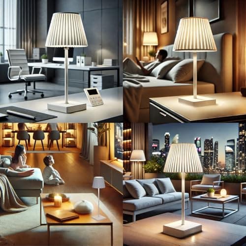 lampe de table sans fil rechargeable LITTA - lampes de table LED SMD 2.20W 200lm(150lm) CRI80 3000K IP54 - lampe tactile sans fil - lampe de table rechargeable