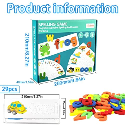 Puzzle Alphabet en Bois Enfant Jouet Bebe Montessori ABC Puzzles Chiffre Lettre Jeu pour Apprendre Lettres a Lire Jeux Educatif 3 4 5 6 Ans Tableau Apprentissage Lecture pour Bébé Garcon Fille