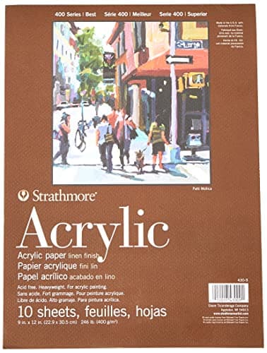 Strathmore Pro-Art-Bilderpalette Lot de 10 Feuilles de Papier Acrylique 20,3 x 30,5 cm