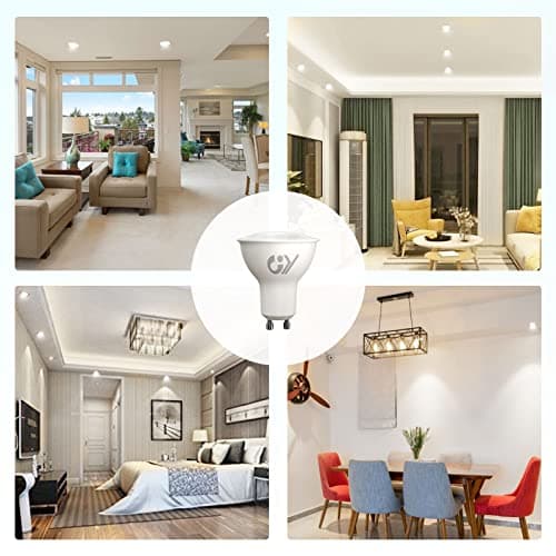 GY Ampoules LED GU10 4.9W Equivalent 80W, 790LM 4000K Blanc Neutre, Angle de Lumière 120°, Ampoule GU10 Led Efficacité Energétique, Non-Dimmable, Lot de 10