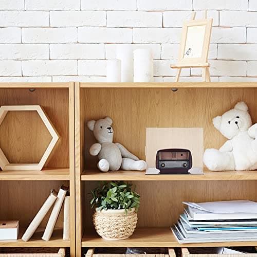 FINGERINSPIRE Vitrines de Figurines en Plastique 26x16x20.5 cm Boîte de Présentation de Figurines d'action Anti-Poussière Transparente avec Vitrine de Base Noire pour Modèles, Blocs de Construction