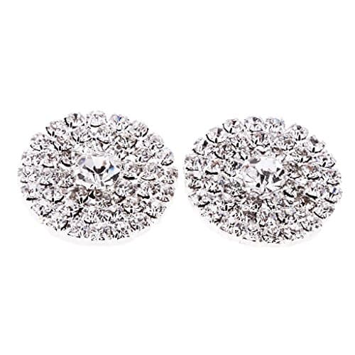 5 Pièces 21mm Boutons Ronds En Strass avec pour La Couture de Scrapbooking