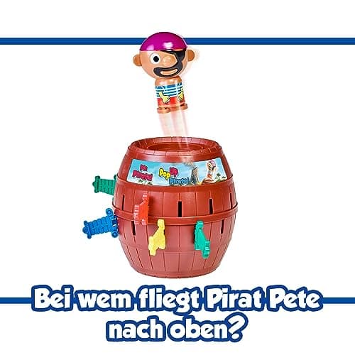 TOMY Officiel - Pic Pirate Jeux de Société pour Enfants, Jouet pour Noël,Jouet Enfant 4 ans, Jeu Rigolo pour Groupes, Cadeau Anniversaire Idéal, Jeux 4 ans+