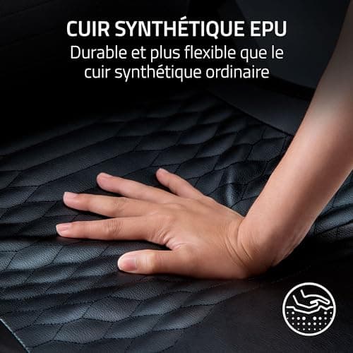 Razer Iskur V2 - Chaise de Jeu avec Support Lombaire adaptatif (Cuir synthétique de qualité EPU, Coussins en Mousse Haute densité, accoudoirs 4D, Courbe Lombaire entièrement réglable) Vert